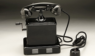 Poste téléphonique manuel années 1910