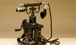 Standard téléphonique manuel années 1900
