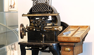 آلة لطباعة العناوين التلغرافية، سنوات 1930