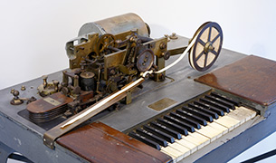 تلغراف بآلة للطبع، سنوات 1920